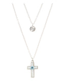 Κρεμαστό λαιμού AQE-9825-5 - Ασημί