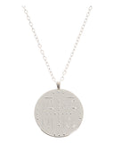 Κρεμαστό λαιμού AQE-9846-5 - Ασημί