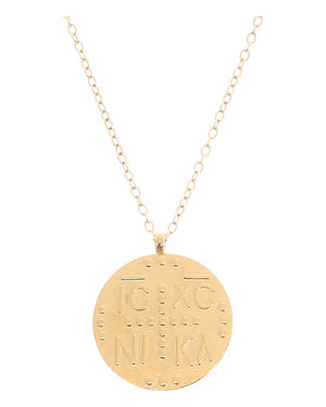 Κρεμαστό λαιμού AQE-9846-5 - Χρυσό