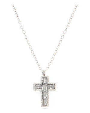 Κρεμαστό λαιμού AQE-9849-5 - Ασημί