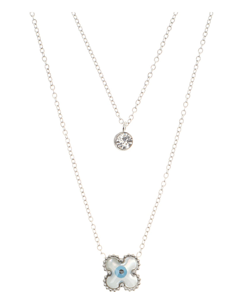 Κρεμαστό λαιμού AQE-9829-5 - Ασημί