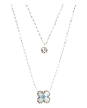 Κρεμαστό λαιμού AQE-9829-5 - Ασημί