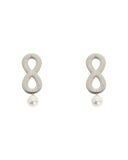 Κρεμαστό σκουλαρίκι ALQ-3353-3 - Ασημί