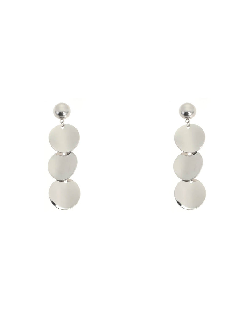 Κρεμαστό σκουλαρίκι ALQ-3301-3 - Ασημί