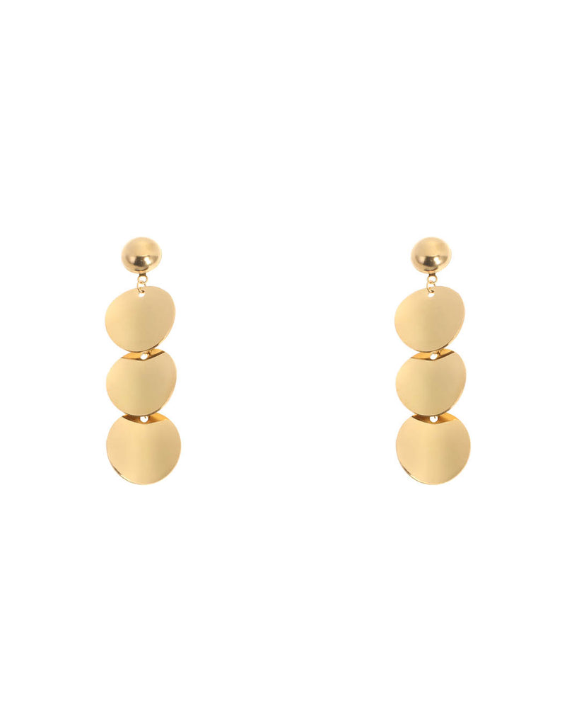 Κρεμαστό σκουλαρίκι ALQ-3301-3 - Χρυσό