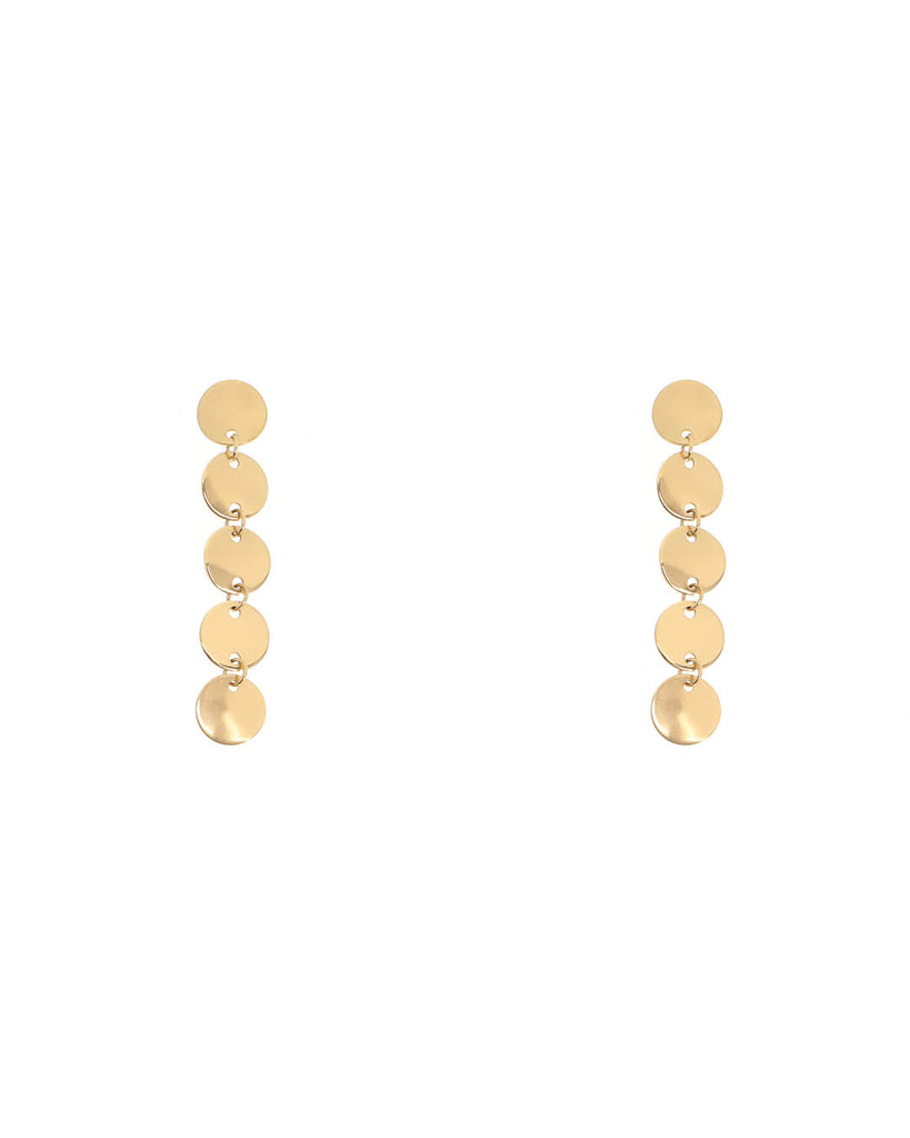 Κρεμαστό σκουλαρίκι ALQ-3302-3 - Χρυσό