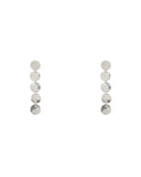 Κρεμαστό σκουλαρίκι ALQ-3302-3 - Ασημί