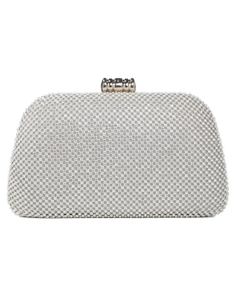 Τσάντα φάκελος clutch JH2232 - Ασημί
