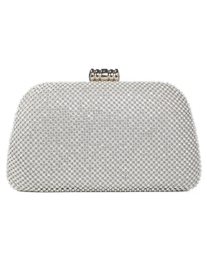 Τσάντα φάκελος clutch JH2232 - Ασημί