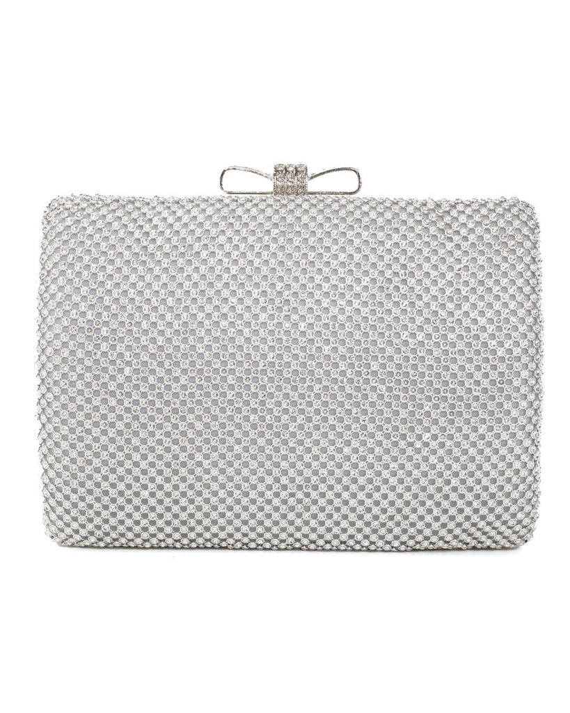 Τσάντα φάκελος clutch JH2228 - Ασημί