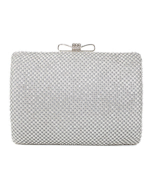 Τσάντα φάκελος clutch JH2228 - Ασημί