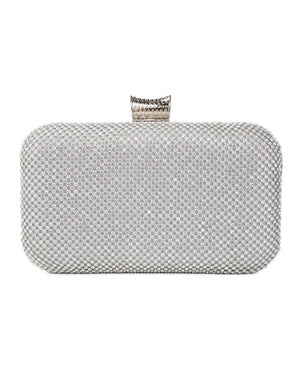 Τσάντα φάκελος clutch JH2229 - Ασημί