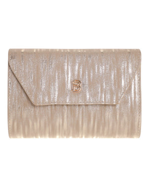 Τσάντα φάκελος clutch MD2520 - Σαμπανιζέ