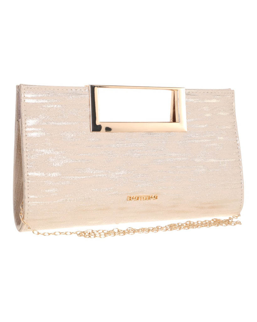 Τσάντα φάκελος clutch MD2521 - Gold