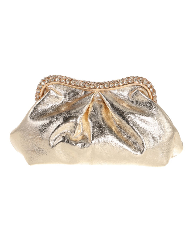 Τσάντα φάκελος clutch MD2537 - Χρυσό