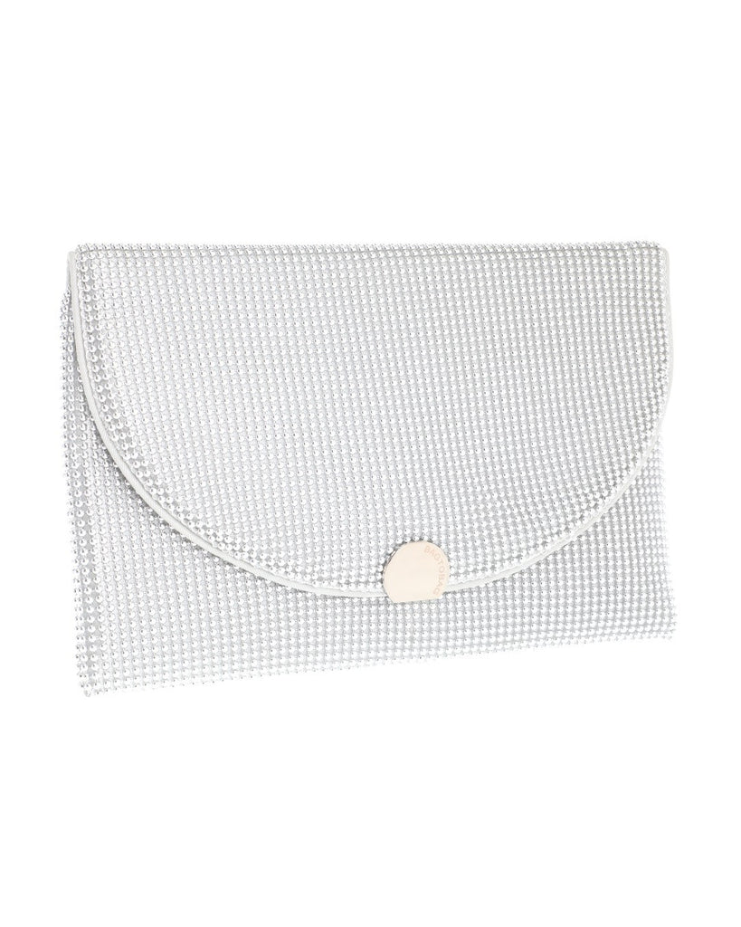 Τσάντα φάκελος clutch MD2512 - Ασημί