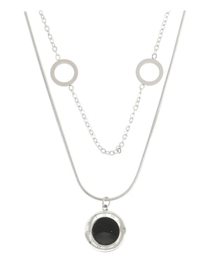 Κρεμαστό λαιμού XG-6695-12 - Ασημί