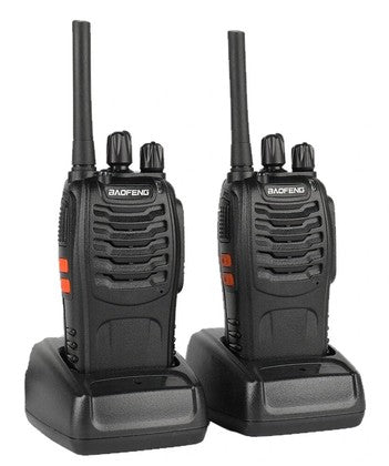 BAOFENG σετ ασύρματοι πομποδέκτες BF-88E, PMR, 0.5W, μαύρο, 2τμχ
