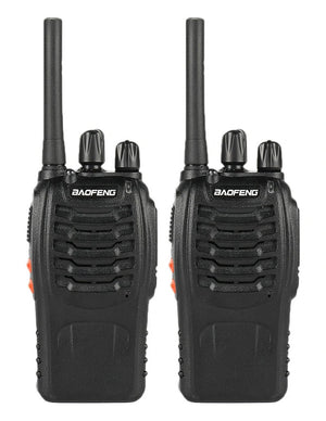 BAOFENG σετ ασύρματοι πομποδέκτες BF-88E, PMR, 0.5W, μαύρο, 2τμχ