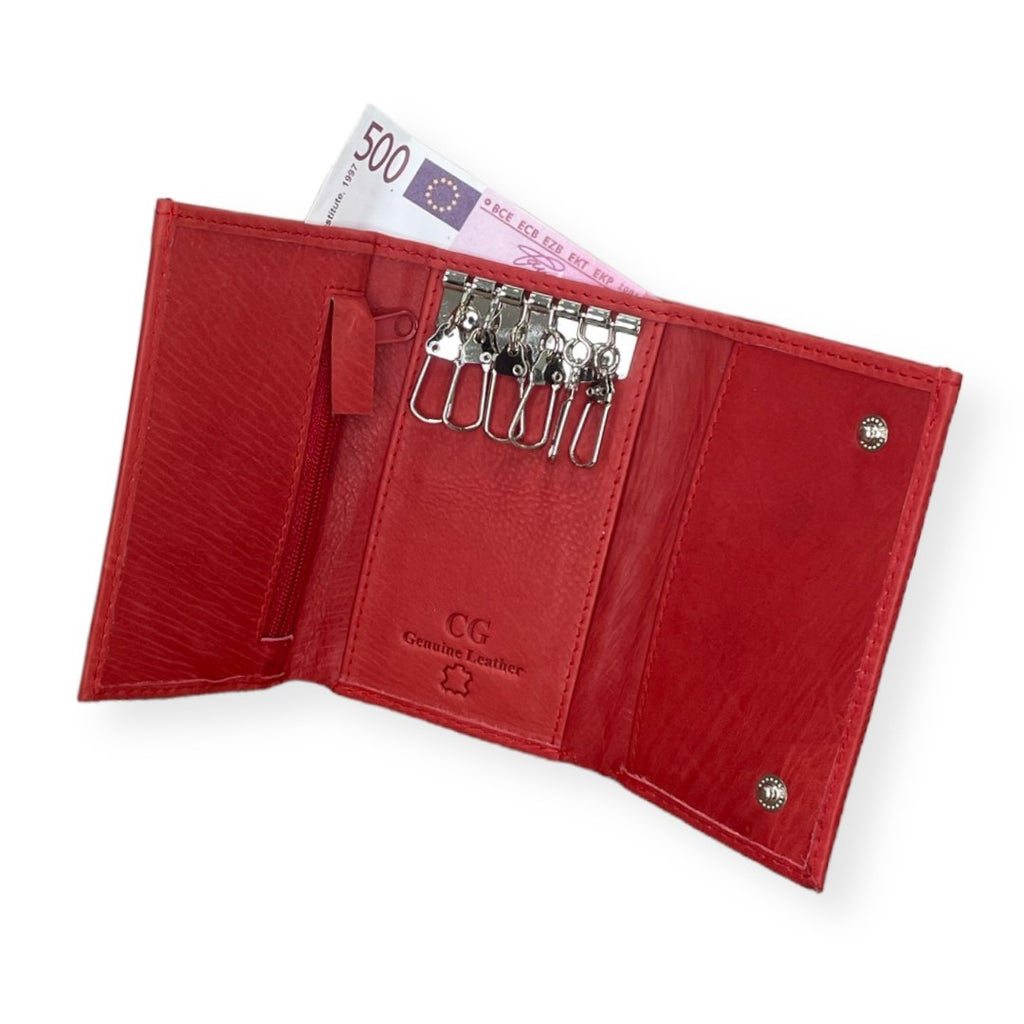 Κλειδοθήκη-πορτοφόλι δερμάτινη CG 129