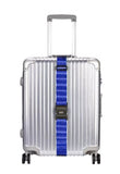Ιμάντας βαλίτσας DA81 με λουκέτο συνδυασμού, ρυθμιζόμενος, 4m, μπλε