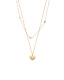 Διπλή αλυσίδα λαιμού DJ-012 - Χρυσό