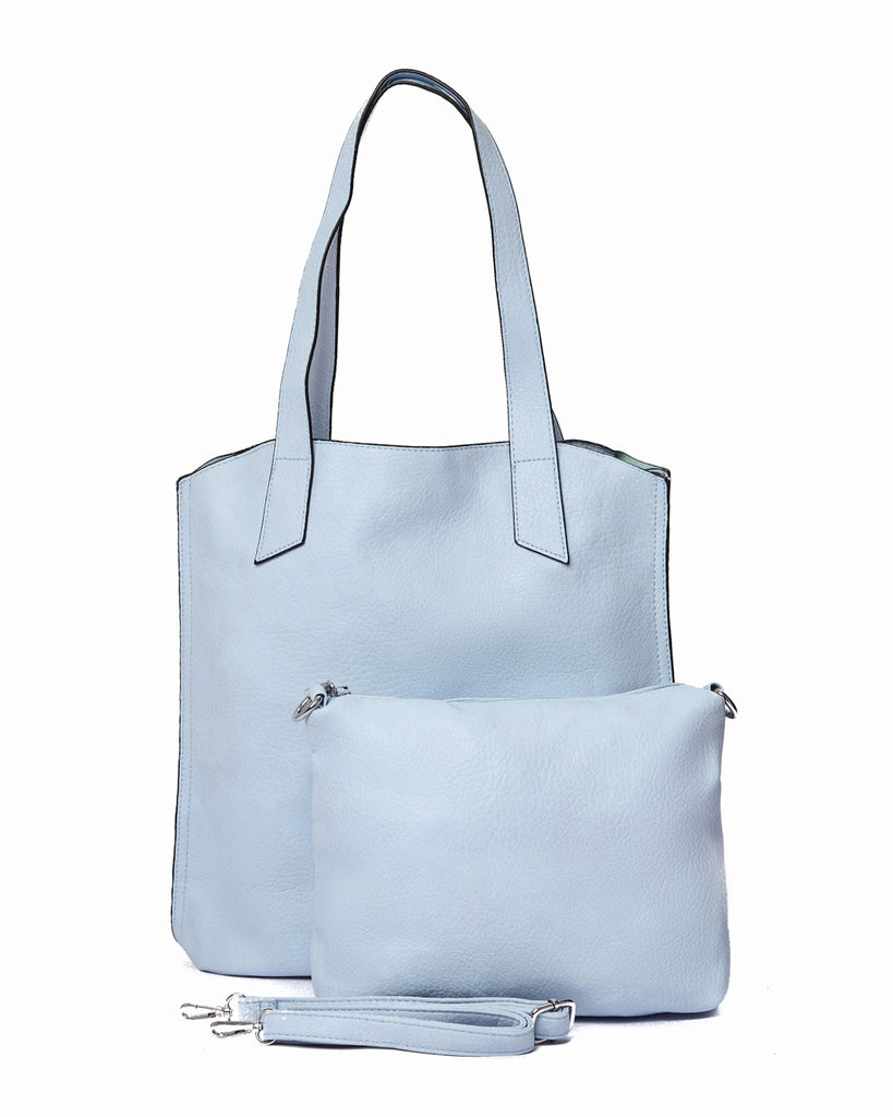 Τσάντα ώμου με νεσεσέρ - SP20083 - Γαλάζιο