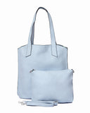 Τσάντα ώμου με νεσεσέρ - SP20083 - Γαλάζιο
