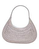 Τσάντα φάκελος clutch MD2406 - Ασημί