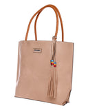 Τσάντα ώμου με νεσεσέρ - KX8061 - Apricot