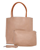 Τσάντα ώμου με νεσεσέρ - KX8061 - Apricot