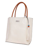 Τσάντα ώμου με νεσεσέρ - KX8061 - Ασπρο