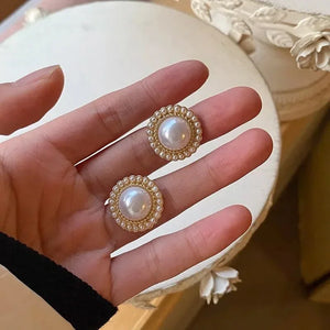Σκουλαρίκια LM1124 Pearl Gold