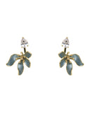 Καρφωτό σκουλαρίκι XY-3515-20 - Πετρόλ