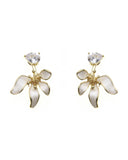 Καρφωτό σκουλαρίκι XY-3515-20 - Μπέζ