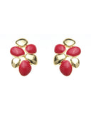 Καρφωτό σκουλαρίκι XY-3514-20 - Κόκκινο
