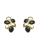Καρφωτό σκουλαρίκι XY-3514-20 - Μαύρο