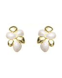 Καρφωτό σκουλαρίκι XY-3514-20 - Μπέζ