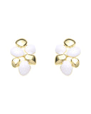 Καρφωτό σκουλαρίκι XY-3514-20 - Ασπρο