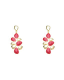 Καρφωτό σκουλαρίκι XY-3530-20 - Κόκκινο