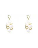 Καρφωτό σκουλαρίκι XY-3530-20 - Ασπρο