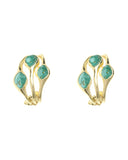 Κρεμαστό σκουλαρίκι XY-3517-20 - Πράσινο