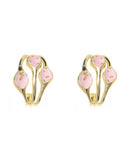 Κρεμαστό σκουλαρίκι XY-3517-20 - Ροζ