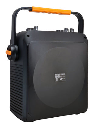 JYX φορητό ηχείο T19-T με 2x μικρόφωνα, 18W, 3000mah, LED, μαύρο