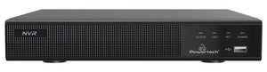 POWERTECH NVR καταγραφικό με 4 κάμερες PT-1233, 4K, 4MP, 9 κανάλια
