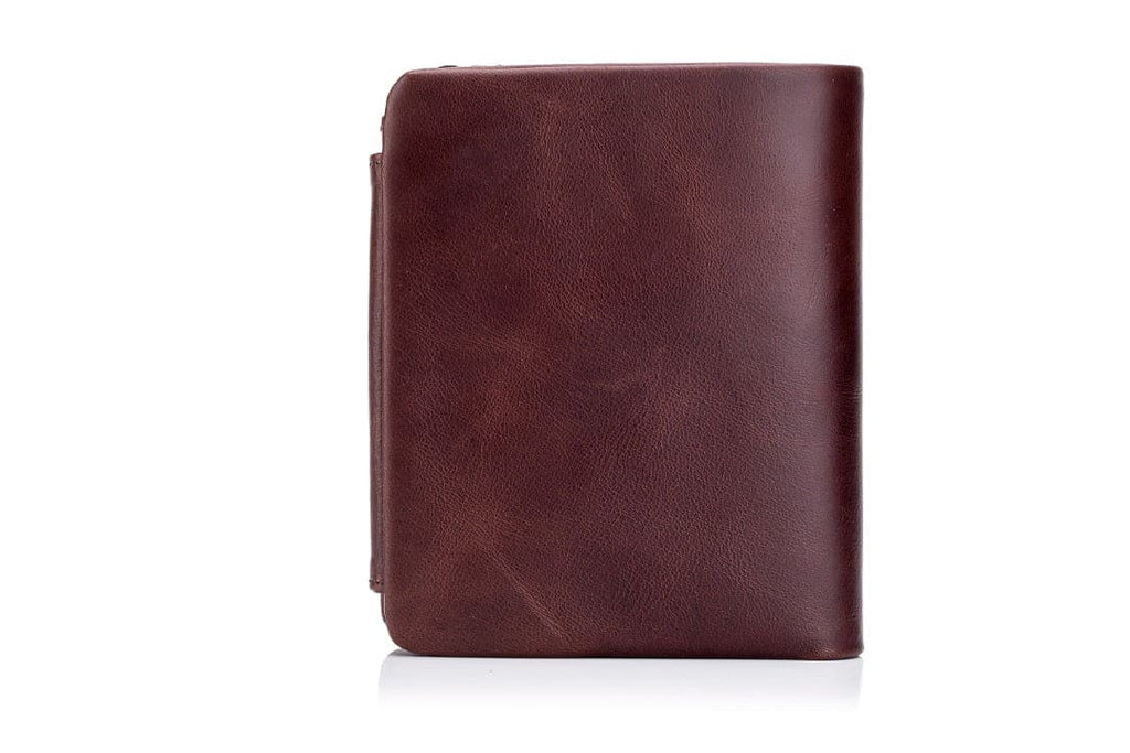 Δερμάτινο πορτοφόλι Bull Captain QB-02 καφέ