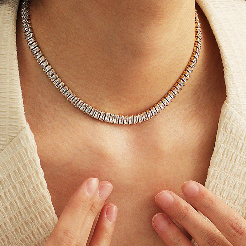 Κολιέ Ριβιέρα LM1144 Luminal από ανοξείδωτο ατσάλι Silver