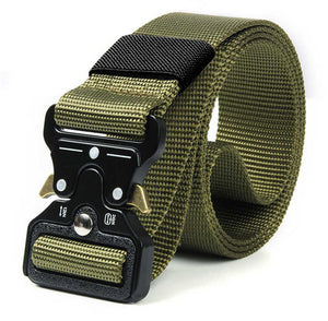 Ζώνη στρατιωτικού τύπου TMV-0059, ρυθμιζόμενη, 3.8x160cm, χακί