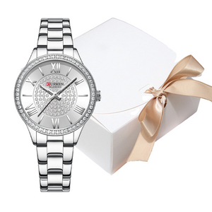 JoyBox Κουτι Δώρου Set JB06 με Ρολόι και Κόσμημα Ασημί