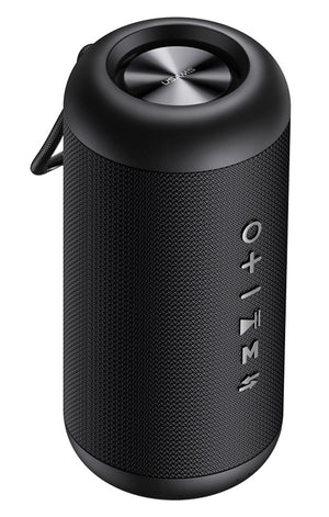 USAMS φορητό ηχείο YX008, 10W, Bluetooth/3.5mm, 1800mAh, IPX6, μαύρο